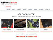 Tablet Screenshot of isrcodecheck.com